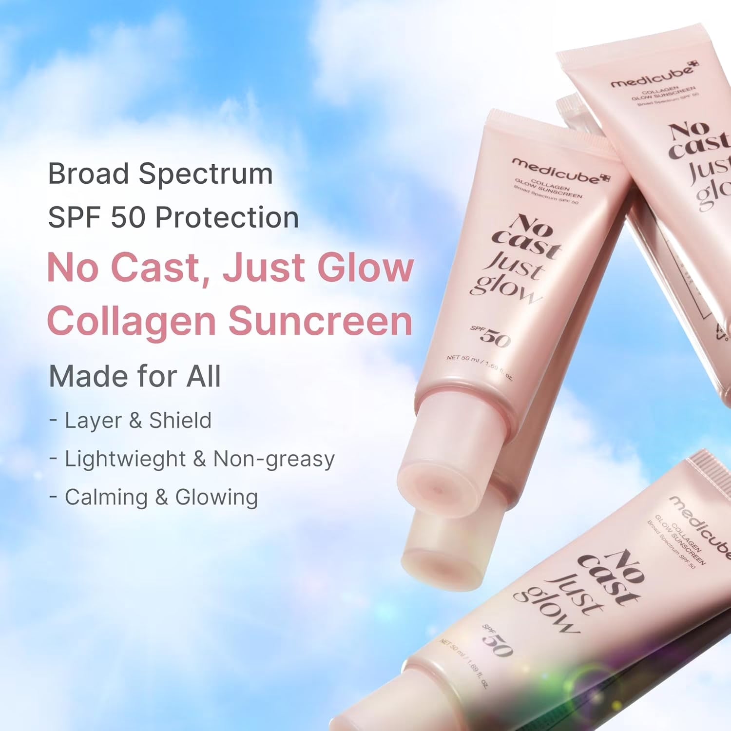 PDRN Pink Collagen Glow Jelly Mist Serum – Dual-Texture Jelly Mist Serum with Niacinamide, Glutathione, Ceramide & Hyaluronic Acid – Hydrating Radiance & Plump Skin – 100 Ml