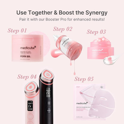 Salmon PDRN Renewal Duo: Salmon DNA PDRN Pink Peptide Serum and Salmon DNA PDRN Pink Collagen Capsule Cream | for Firm and Radiant Skin | Korean Skincare, Gifts for Women