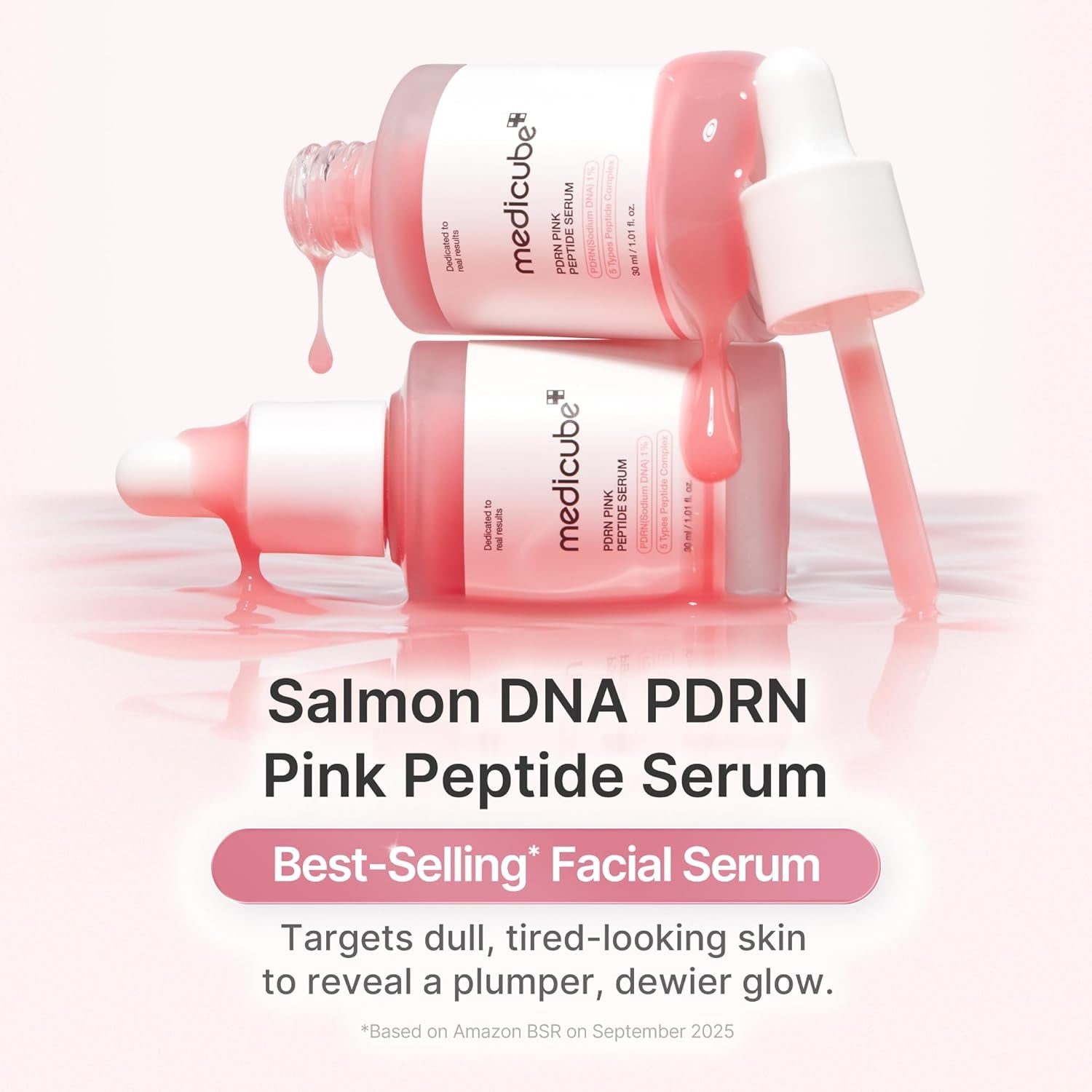 Salmon PDRN Renewal Duo: Salmon DNA PDRN Pink Peptide Serum and Salmon DNA PDRN Pink Collagen Capsule Cream | for Firm and Radiant Skin | Korean Skincare, Gifts for Women