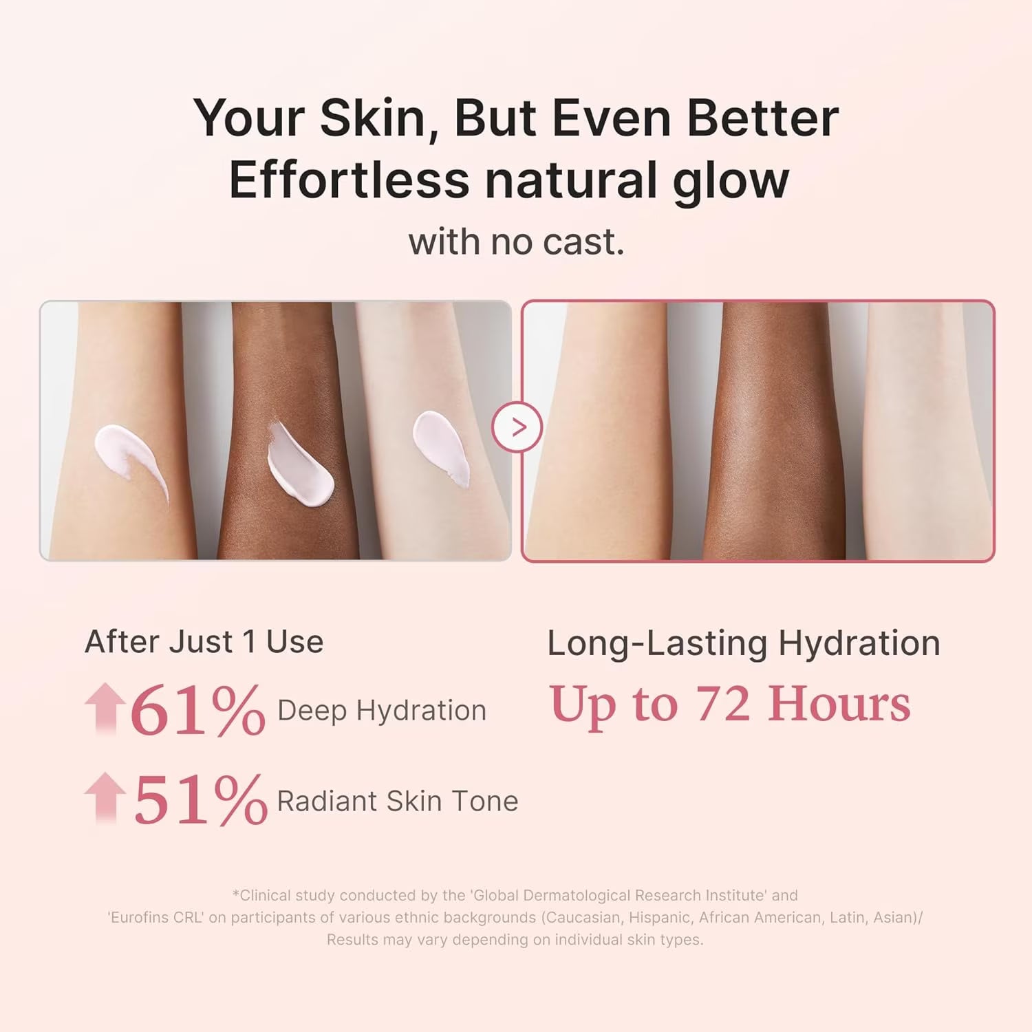 PDRN Pink Collagen Glow Jelly Mist Serum – Dual-Texture Jelly Mist Serum with Niacinamide, Glutathione, Ceramide & Hyaluronic Acid – Hydrating Radiance & Plump Skin – 100 Ml