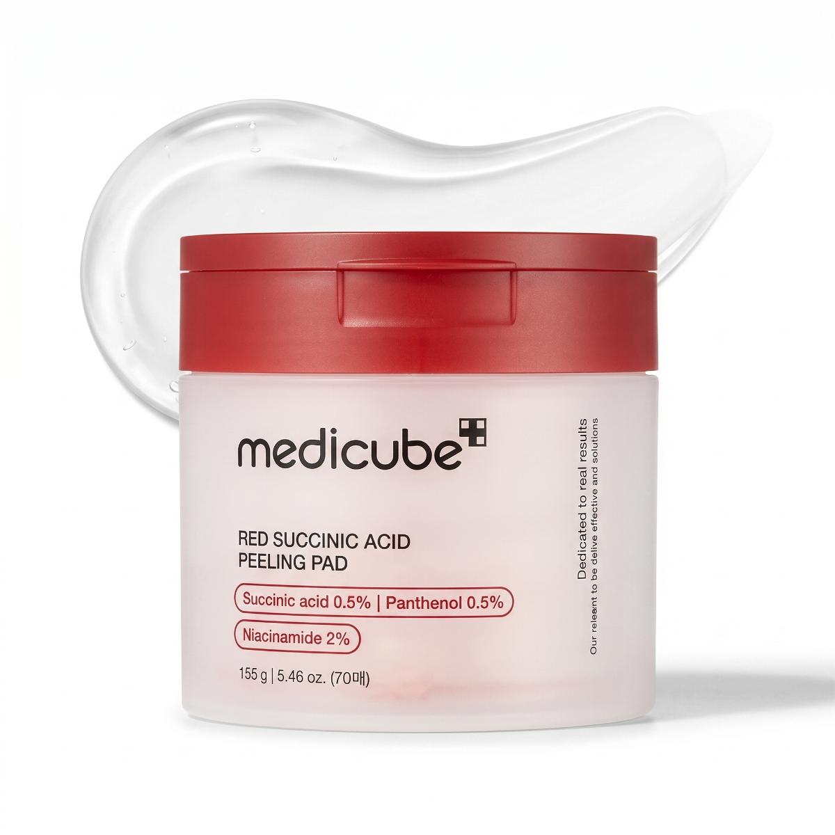 Red Succinic Acid Peel Pads