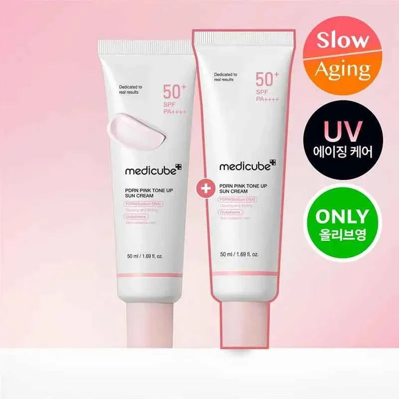 Medicube PDRN pink tone-up sunscreen 50ml (1+1)-0